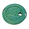 B & K NDS 6.5 in. W X 0.75 in. H Round Valve Box Cover Green 107C - alternate 1